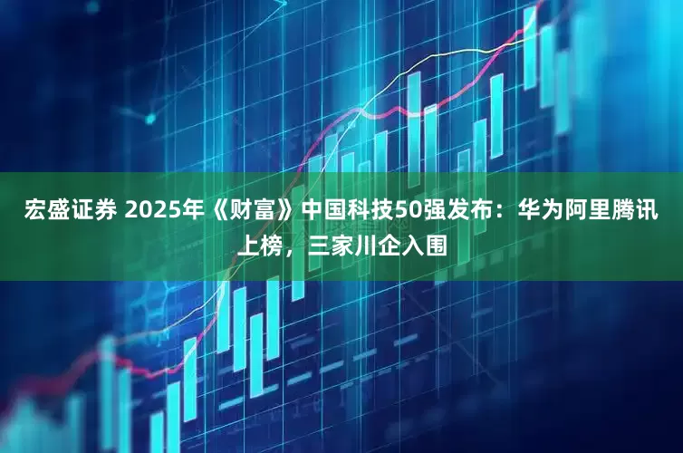 宏盛证券 2025年《财富》中国科技50强发布：华为阿里腾讯上榜，三家川企入围
